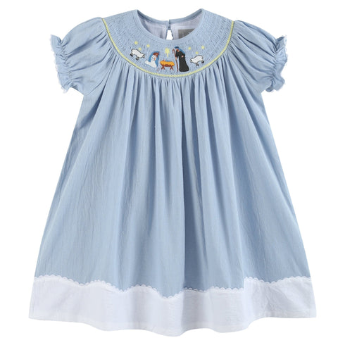 light-blue-nativity-smocked-bishop-sleeve-dress-lil-cactus-sophias-styleDress-1
