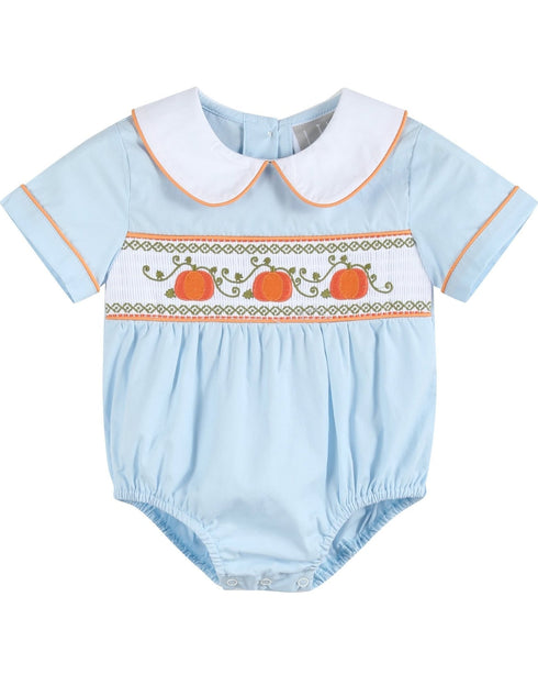 light-blue-pumpkin-vine-smocked-collared-romper-lil-cactus-sophias-style-1