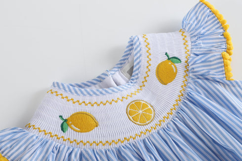 light-blue-striped-lemons-smocked-ruffle-bubble-romper-lil-cactus-sophias-style-3