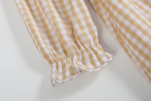 light-brown-gingham-pumpkin-vine-ruffle-dress-lil-cactus-sophias-style-6
