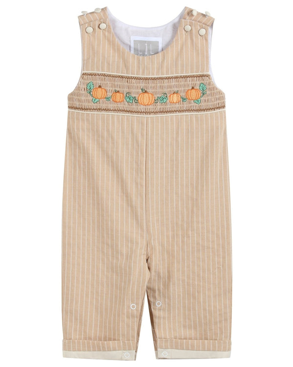 light-brown-pinstripe-pumpkin-smocked-longall-lil-cactus-sophias-style-1