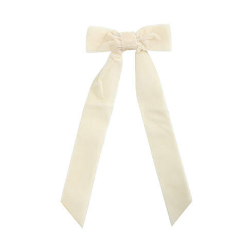 light-cream-long-tails-hair-bow-lil-cactus-sophias-styleHair Accessory-1