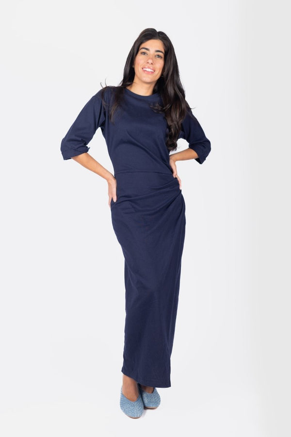 lila-dress-navy Yakira Bella Sophia's Style-womens-sizes-XS-1