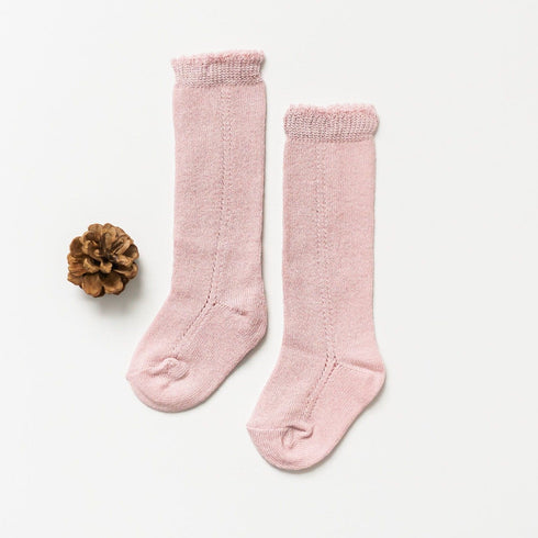 llb-eyelet-knee-high-socks Shoes & Accessories