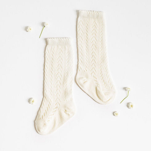 llb-lace-knee-high-socks Shoes & Accessories