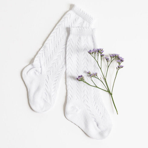 llb-lace-knee-high-socks Shoes & Accessories