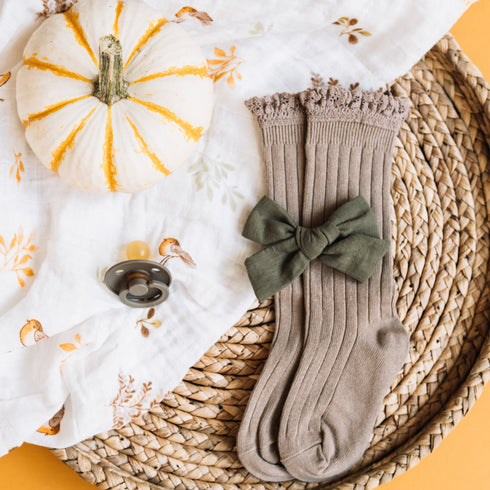 llb-lace-top-knee-high-socks Shoes & Accessories