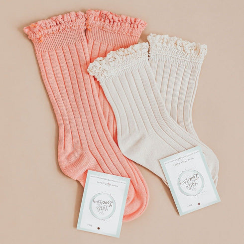 llb-lace-top-knee-high-socks Shoes & Accessories