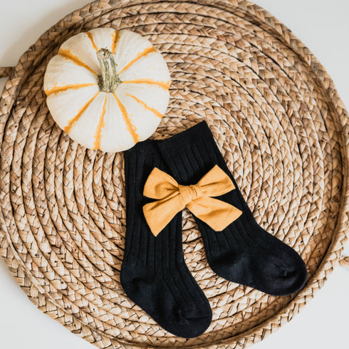 llb-standard-knee-high-socks Little Love Bug - Sophia's Style-Kids Shoes-size-Adobe-