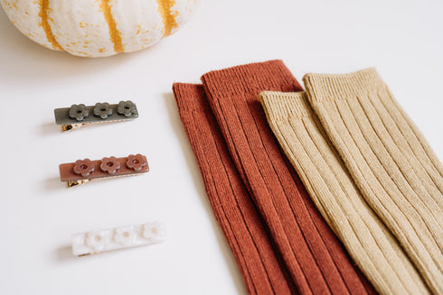 llb-standard-knee-high-socks Little Love Bug - Sophia's Style-Kids Shoes-size-Maroon Madness-