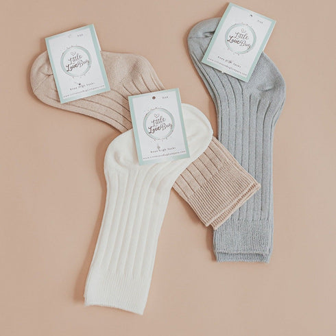 llb-standard-knee-high-socks Little Love Bug - Sophia's Style-Kids Shoes-size-Copper Rose-