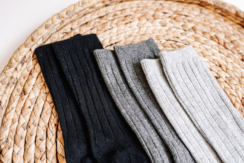 llb-standard-knee-high-socks Little Love Bug - Sophia's Style-Kids Shoes-size-Ultimate Gray-