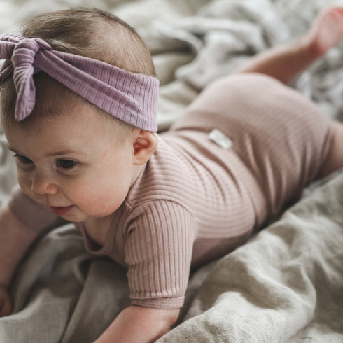 the-short-sleeve-onesie-mauve Lovely Littles - Sophia's Style-2