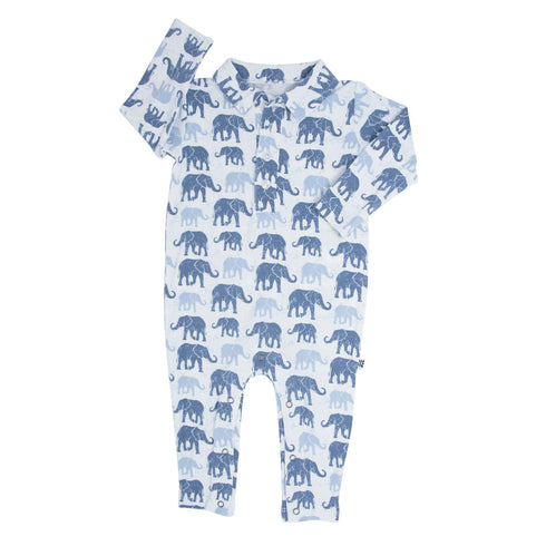 blue-elephant-polo-romper Sweet Bamboo - Sophia's StyleRompers-1
