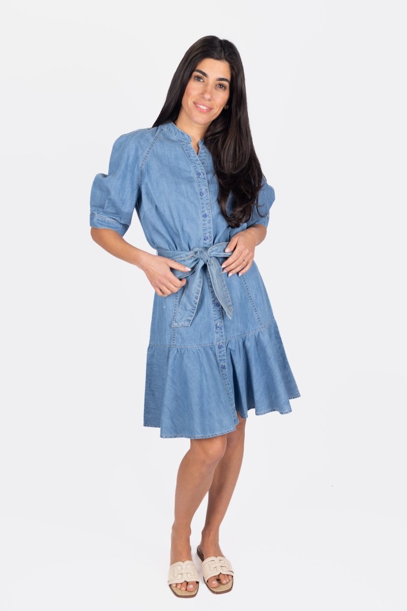 macy blue dress Unique Embroidered Cowboy Boots Women Over Knee High main image 1