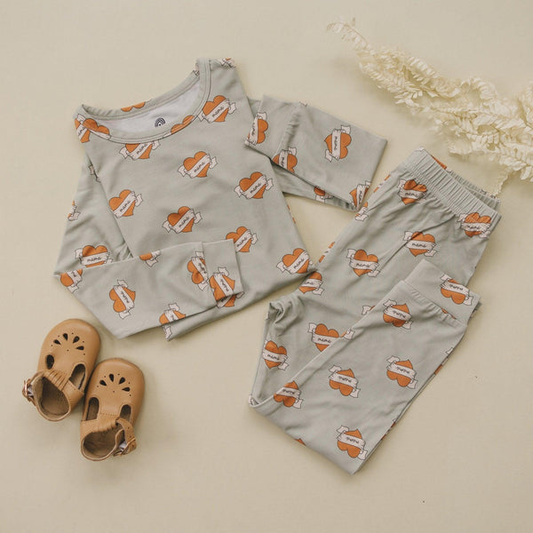 mama-tattoo-hearts-2pc-bamboo-pajama-set Little Joy Co - Sophia's Style-1