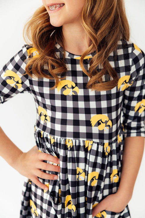 iowa-plaid-tigerhawk-3-4-sleeve-pocket-twirl-dress-sophias-style-2