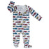 matchbox-cars-zipper-footie Sweet Bamboo - Sophia's StyleFooties-1