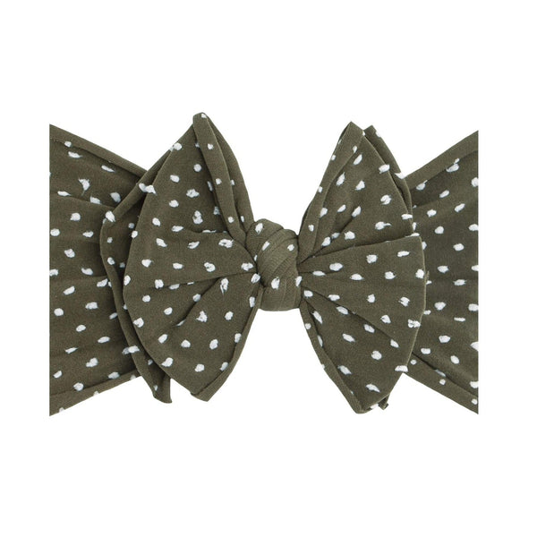fab-bow-lous®-artichoke-shabby-dot Baby Bling Bows clips headbands - Sophia's StyleFAB-BOW-LOUS-