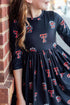 texas-tech-black-raider-red-3-4-sleeve-pocket-twirl-dress-Sophia's Style-2