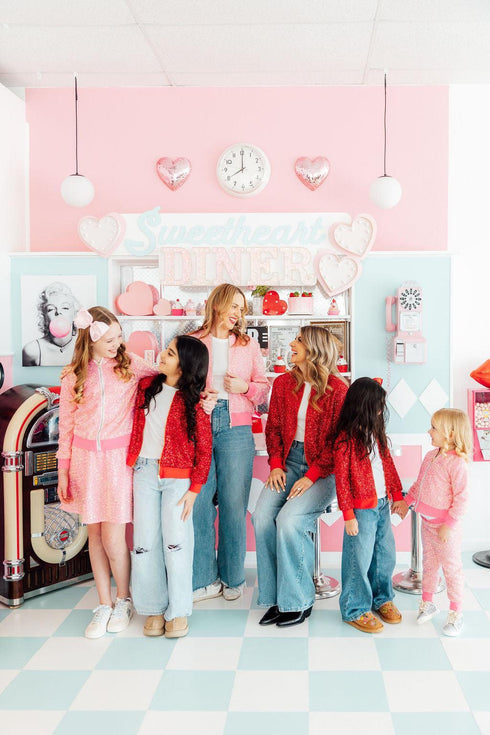 grown-up-bubblegum-pink-sequin-jacket-Mila&Rose-Sophia's Style-3