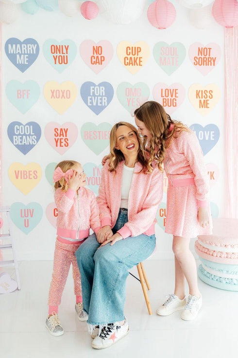 grown-up-bubblegum-pink-sequin-jacket-Mila&Rose-Sophia's Style-2
