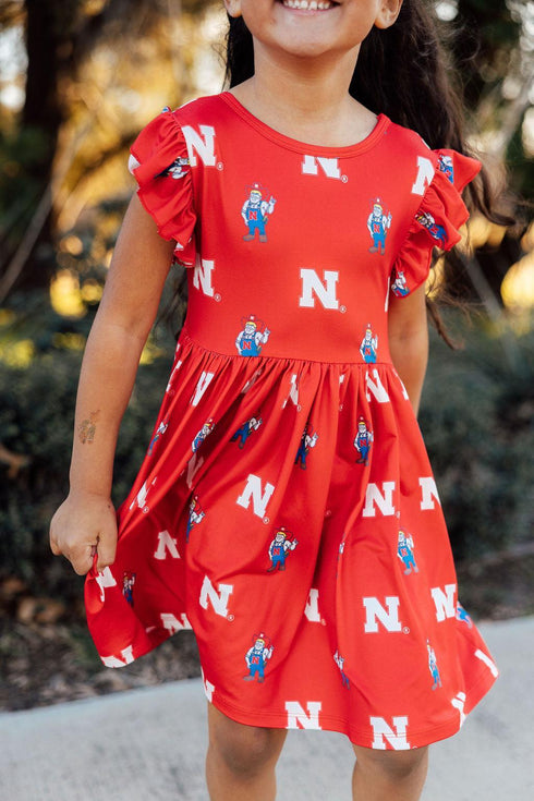 nebraska-red-herbie-husker-flutter-twirl-dress-sophias-styleTwirl Dress Flutter-1