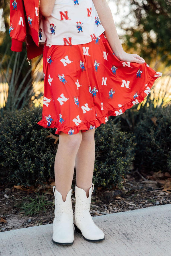 nebraska-red-herbie-husker-twirl-skort-sophias-styleRuffle Twirl Skort-1