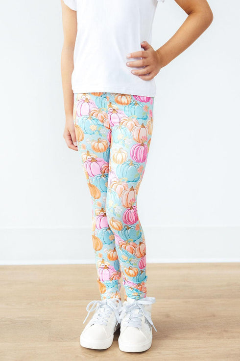 preppy-pumpkins-leggings Mila & Rose - Sophia's StyleLeggings-1