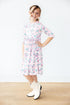 softly-blooming-3-4-sleeve-pocket-twirl-dress Mila & Rose - Sophia's Style-2