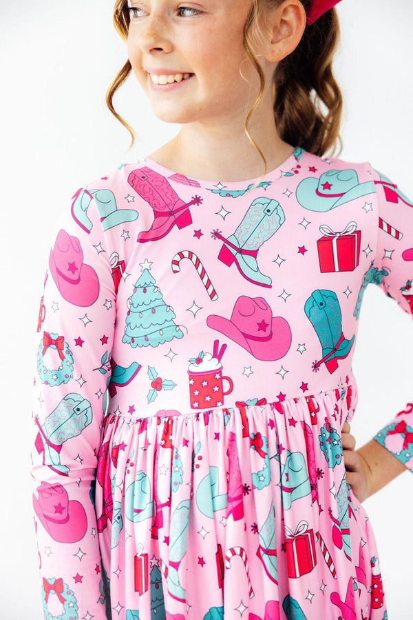 christmas-cowgirl-l-s-pocket-twirl-dress Mila & Rose - Sophia's StyleTwirl Dress - Pocket - L/S-1
