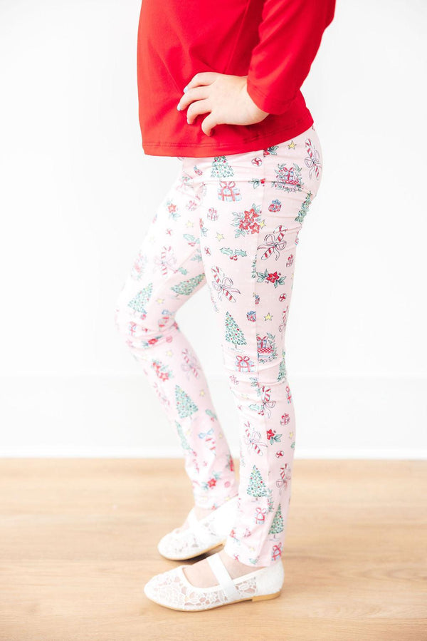 pink-christmas-leggings Mila & Rose - Sophia's StyleLeggings-1