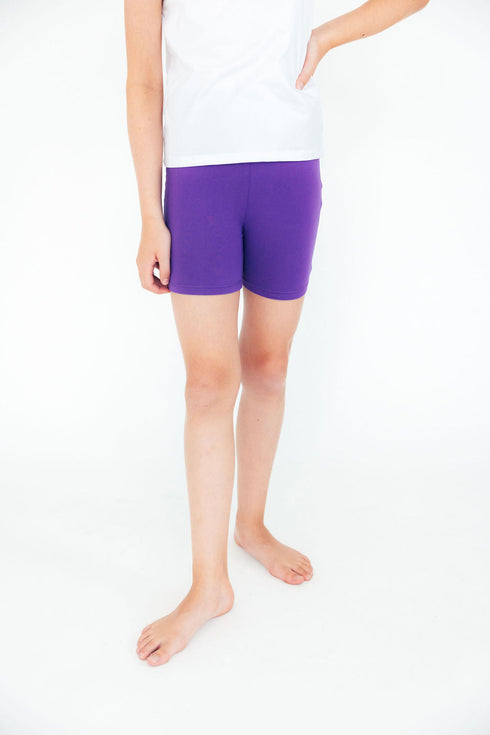 purple-twirl-shorts Mila & Rose - Sophia's StyleTwirl Shorts-1