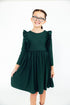 spruce-l-s-ruffle-twirl-dress Mila & Rose - Sophia's StyleTwirl Ruffle Dress L/S-1