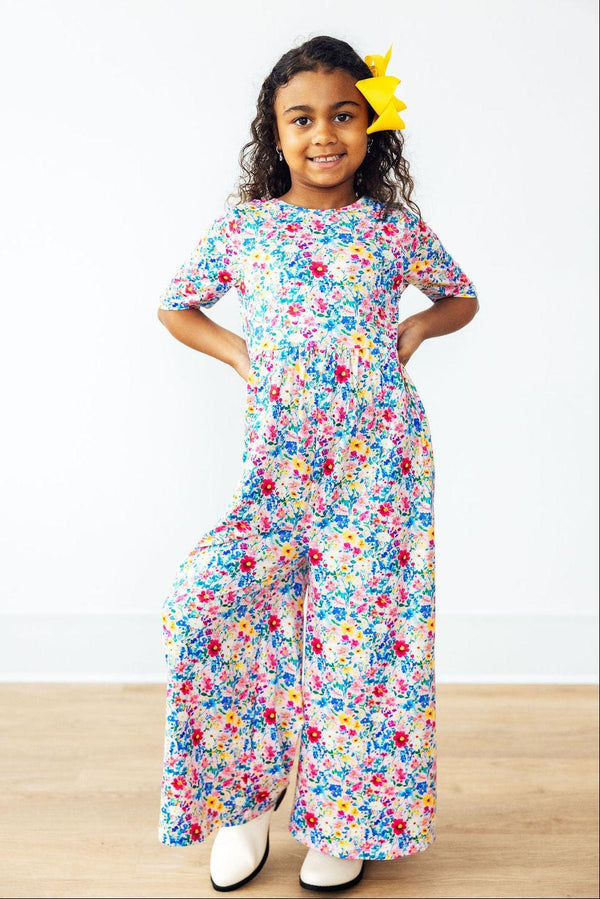 fluttering-flowers-wide-leg-jumpsuit Mila & Rose - Sophia's StyleWide Leg Jumpsuit-1