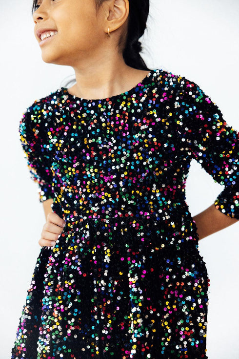 confetti-velvet-sequin-dress Mila & Rose - Sophia's StyleSequin Dress-1