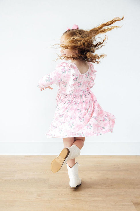 heirloom-garden-3-4-sleeve-ruffle-twirl-dress Mila & Rose - Sophia's Style-3