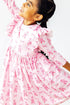 twirling-en-pointe-3-4-sleeve-ruffle-twirl-dress Mila & Rose - Sophia's StyleTwirl Ruffle Dress 3/4-1