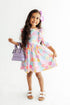colorful-carnations-3-4-sleeve-ruffle-twirl-dress-sophias-styleTwirl Ruffle Dress 3/4-1