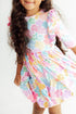 colorful-carnations-3-4-sleeve-ruffle-twirl-dress-sophias-style-2