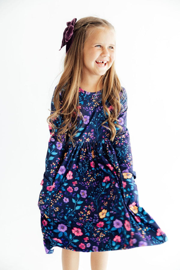 botanical-beauty-l-s-pocket-twirl-dress-mila-rose-sophias-styleTwirl Dress - Pocket - L/S-1