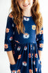 auburn-blue-aubie-3-4-sleeve-pocket-twirl-dress-sophias-style-2