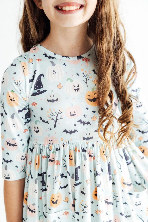 ghouls-rule-3-4-sleeve-pocket-twirl-dress-sophias-styleTwirl Pocket Dress 3/4-1