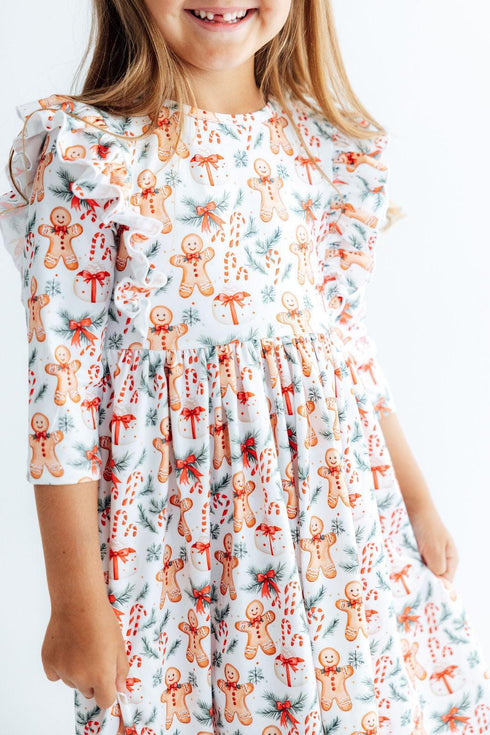 gingerbread-lane-3-4-sleeve-ruffle-twirl-dress-mila-rose-sophias-styleTwirl Dress - 3/4 - Ruffle-1