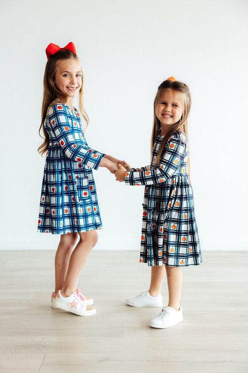 plaid-apples-l-s-pocket-twirl-dress Mila & Rose - Sophia's Style-2