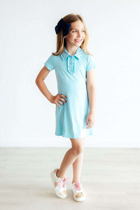bluebird-s-s-polo-dress Mila & Rose - Sophia's Style-2