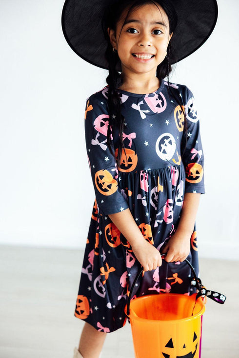 sweet-tooth-3-4-sleeve-pocket-twirl-dress Mila & Rose - Sophia's Style-3