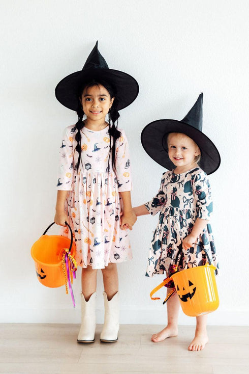 hey-boo-3-4-sleeve-pocket-twirl-dress Mila & Rose - Sophia's Style-2