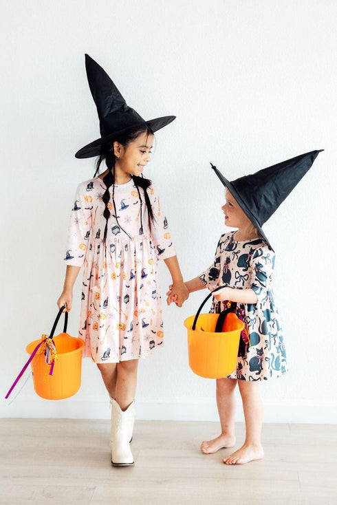 hey-boo-3-4-sleeve-pocket-twirl-dress Mila & Rose - Sophia's Style-3