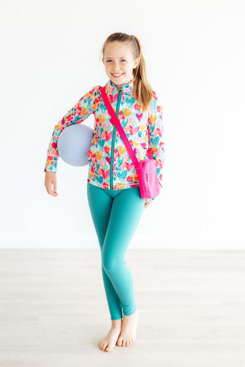 turbo-teal-active-legging Mila & Rose - Sophia's StyleActive Legging-1